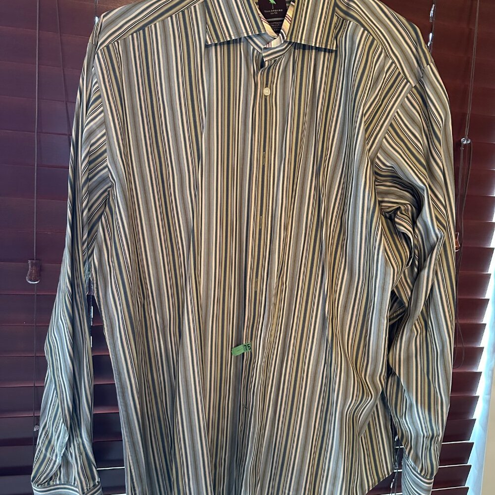 Mens TAILORBVRD long sleeve dress shirt XL